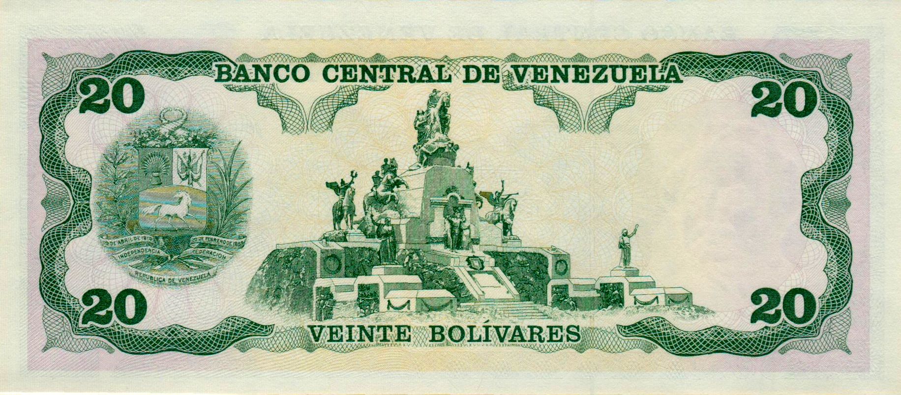 Venezuela 20 1992 UNC P-63/d